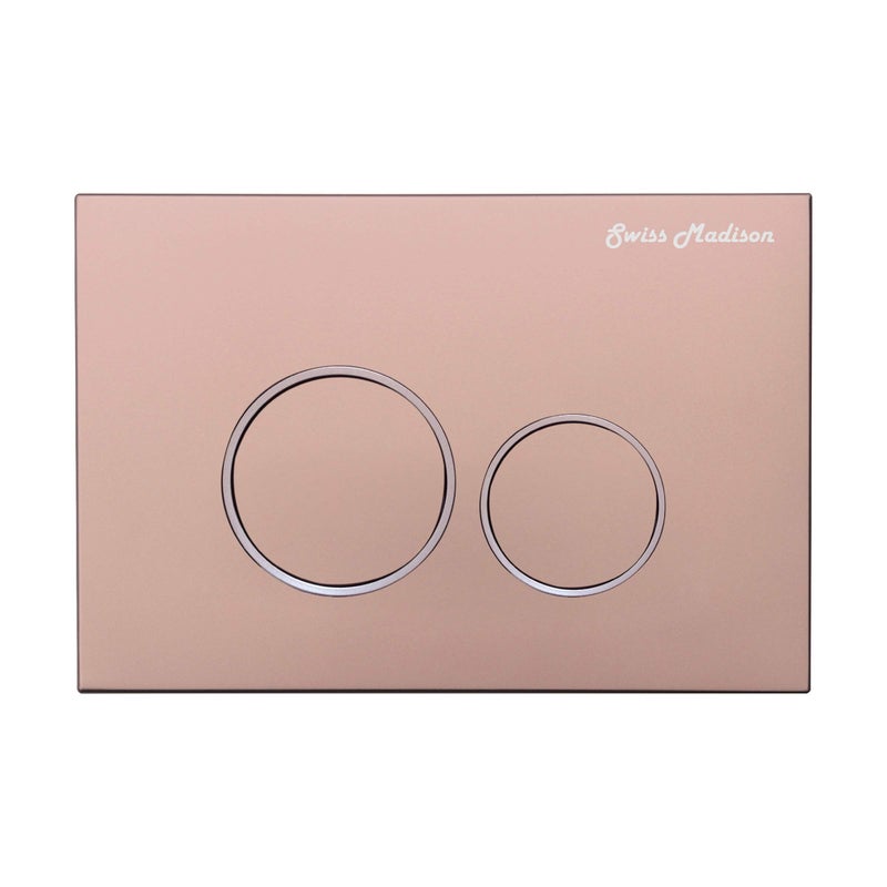 Swiss Madison Well Made Forever SM-WC001R Swiss Madison Actuator Flush Plate, Rose Gold - Image 1